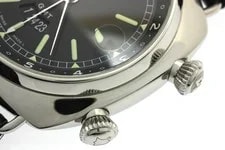 Panerai PAM00098 Radiomir GMT AlarmWatches Black Dial Steel 【【472】 3