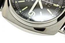 Panerai PAM00098 Radiomir GMT AlarmWatches Black Dial Steel 【【472】 4