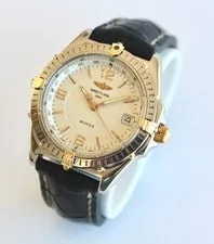 Breitling , B10050 Windrider Wings Automatic, White Dial, Gold Accents 2