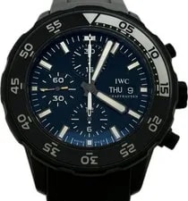 IWC Aquatimer Chronograph IW376705 Black Automatic Excellent A6340 3