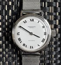 IWC International Co. Old Inter White Roman Automatic Antique 3