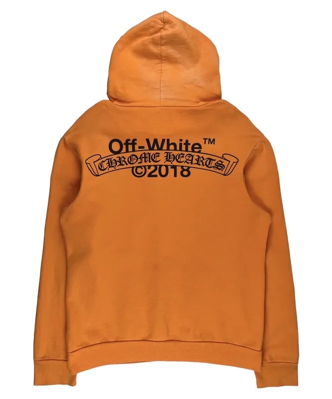 Chrome Hearts — 2018 Hearts Scroll Logo Hoodie — streetwear — resale