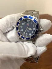▶️[ Exc+5] TAG Heuer Professional 200M WM1113 Quartz 38mm Blue Dial 3