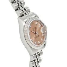 Rolex Datejust 69174G Pink / Diamond Dial Stainless Steel Automatic 26mm #W1796 3