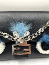 Fendi Monster Micro Bucket 2Way Chain Crossbody 4