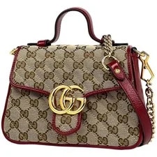 Gucci — Gucci GG Marmont Chain Double — Handbag — resale