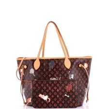 Louis Vuitton Neverfull NM Limited Edition Grace Coddington Catogram 2