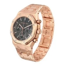 Audemars Piguet Royal Oak 41MM Green Index Hour Markers Dial Rose Gold 2