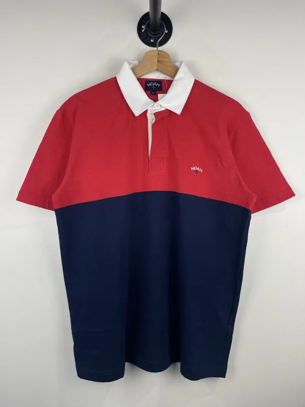 Noah Classic Red & Navy Polo Shirt — streetwear — resale