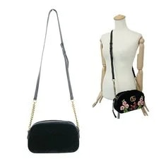 Gucci Excellent GG Marmont Authentic Bambi Flower Embroidery 3
