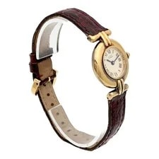 Cartier Must Colisee SM Quartz W1000653 Gold Plated Beige 4