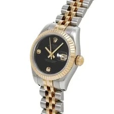 Rolex Datejust RefNo=179173 2BR Dial=Black / Diamond Stainless Steel #W954 2