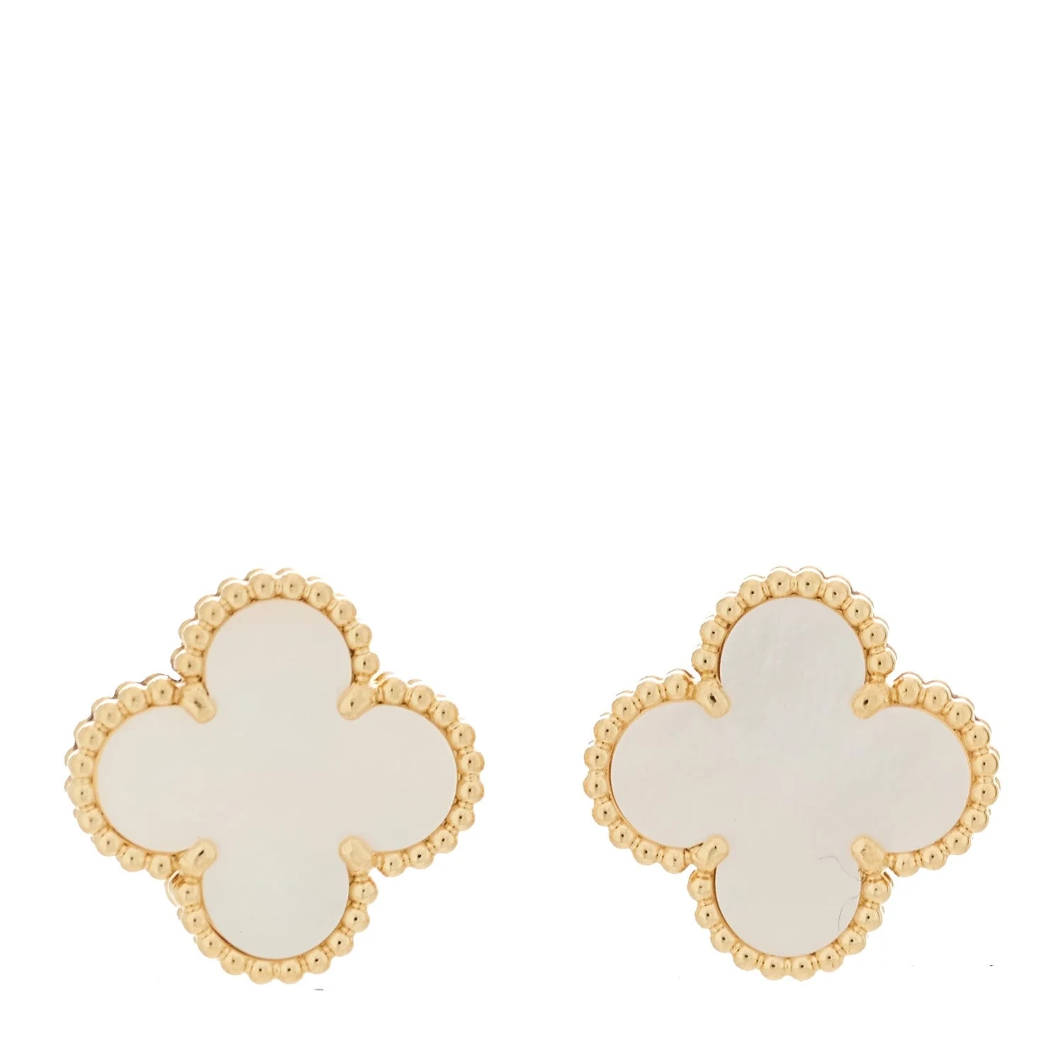 Van Cleef & Arpels — 18K Yellow Gold Mother of Pearl Alhambra — Jewelry — resale