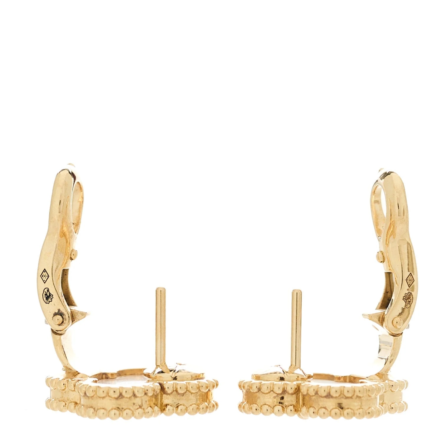 18K Yellow Gold Mother of Pearl Alhambra 3