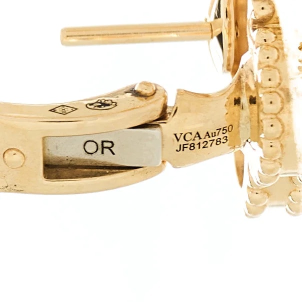 18K Yellow Gold Mother of Pearl Alhambra 4