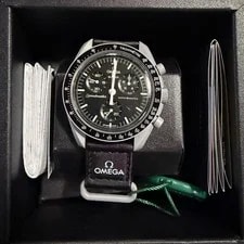 Swatch Omega Snoopy MoonSwatch Mission To the Moonphase New Moon — Watch — resale