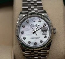 Rolex Datejust 36 126234 MOP Diamond Dial Jubilee Steel Unworn 2020 Box Papers 4