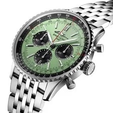 Breitling Navitimer B01 Chronograph 43 Green Dial AB0138241L1A1 2