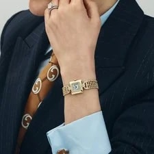 Cartier Trocadéro '' Yellow Gold White Dial Diamond Bezel 3
