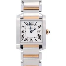 Cartier — Cartier Tank 25mm White Dial Ref# W51012Q4 — Watch — resale