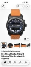 Breitling Cockpit Night Mission Titanium VB5010 2