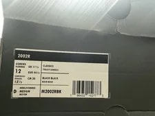 Size 12 New Balance 2002R M2002RBK 2