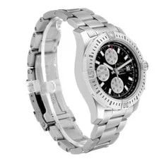 Breitling Colt Chronograph Black Dial Stainless Steel A13388 Box Card 4