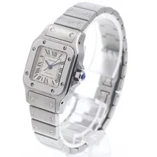 Cartier Santos Galbee SM W20054D6 Date Silver Dial Automatic Watch_956729 2