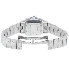 Cartier Santos Galbee SM W20054D6 Date Silver Dial Automatic Watch_956729 3