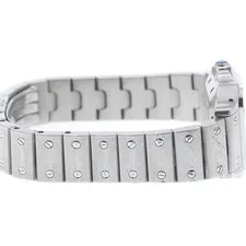 Cartier Santos Galbee SM W20054D6 Date Silver Dial Automatic Watch_956729 4