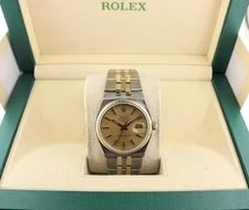 1981 Rolex Datejust 17013 Champagne Dial TT 18kt Oysterquartz No Papers 36mm 3