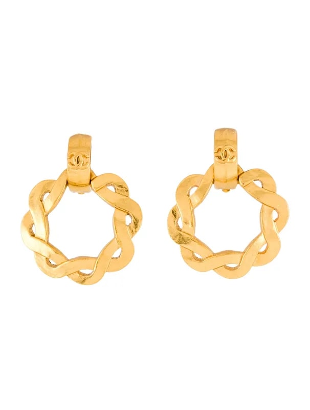 Chanel — CC Clip-On Drop — Jewelry — resale