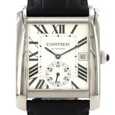 Cartier — Authentic Cartier Tank MC LM W5330003 Stainless Steel Mechanical Automatic #... — Watch — resale