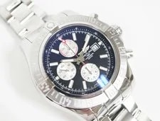 Breitling Super Avenger II A13371 Automatic Chronograph Date Black 2