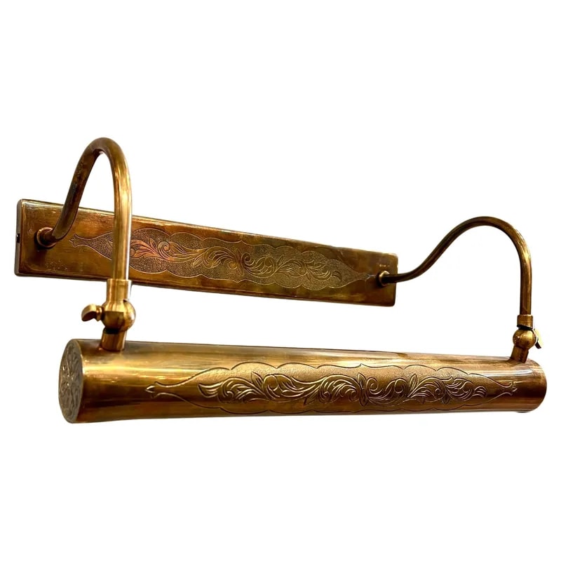 Handmade Brass Picture Light Wall Sconce — lighting — resale