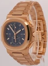 2021 Papers Patek Philippe Nautilus 40.5mm Blue 18K Travel Time 5990/1R-001 BOX 3