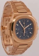 2021 Papers Patek Philippe Nautilus 40.5mm Blue 18K Travel Time 5990/1R-001 BOX 4