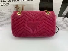 Gucci Marmont GG Medium V-Quilted Flap HDW 2