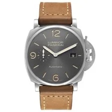 Panerai Luminor Due 45mm Grey Dial Steel PAM00943 Box Papers 2