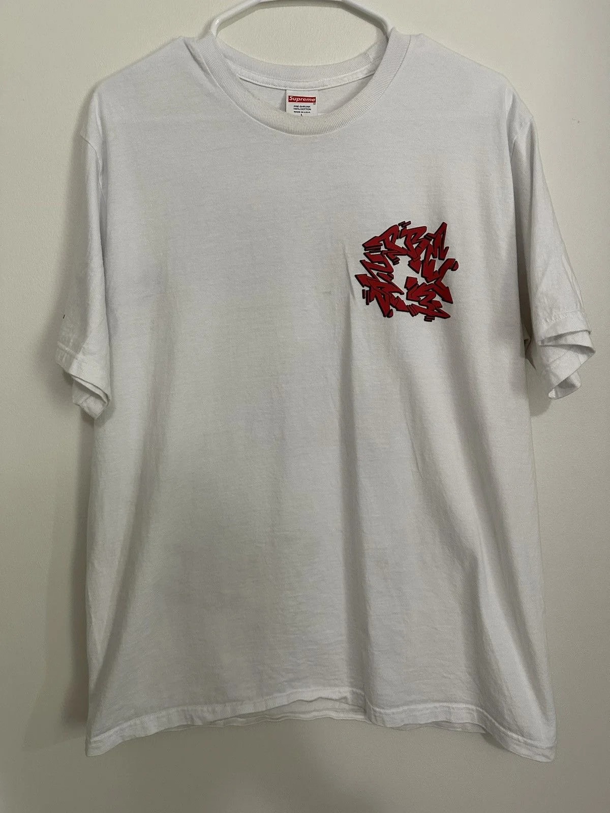 Supreme — Supreme Support Unit Tee — streetwear — resale