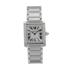 Cartier Tank Francaise MM Stainless Steel 2301 Quartz 2