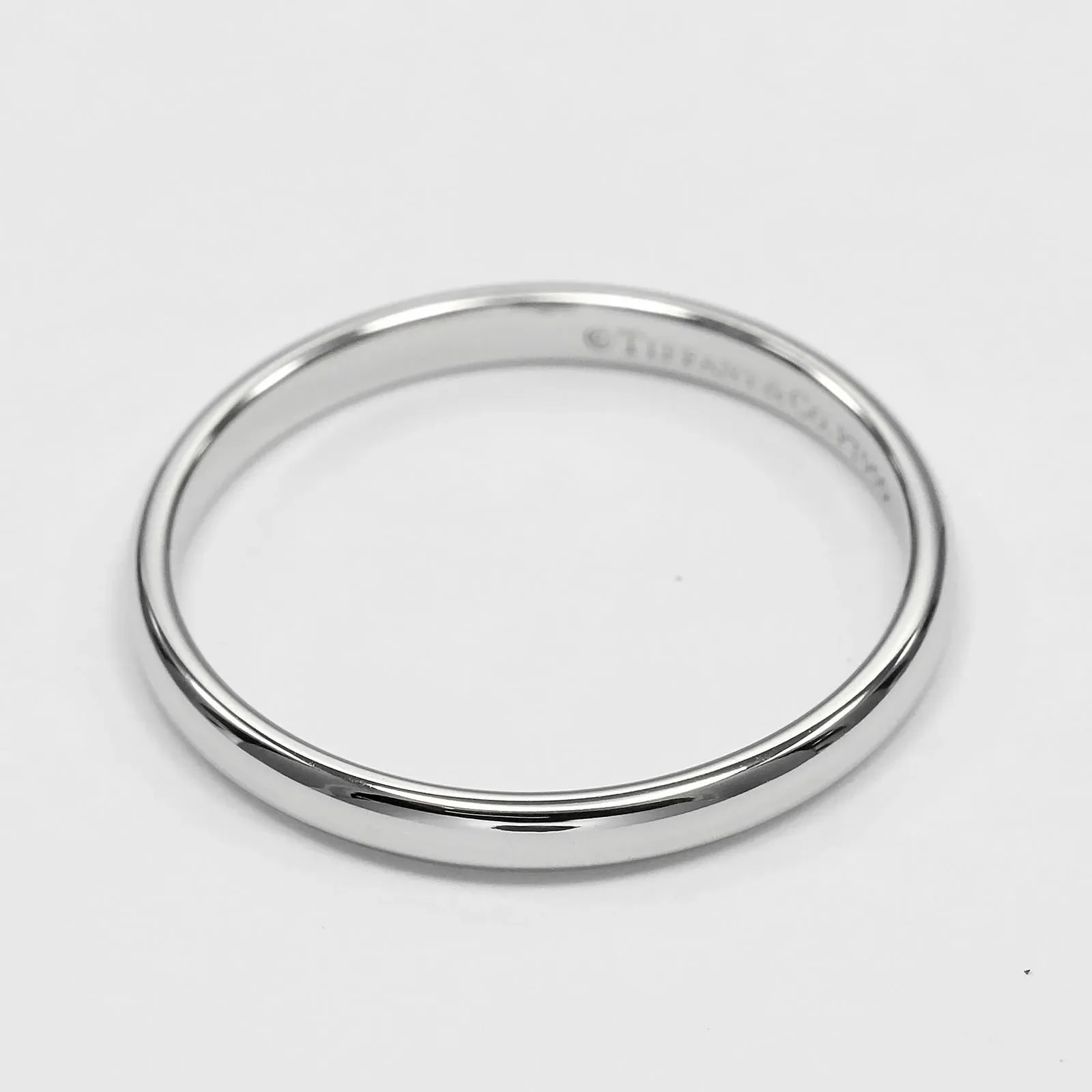 Tiffany & Co. Forever Band Platinium Clear Jewelry 2