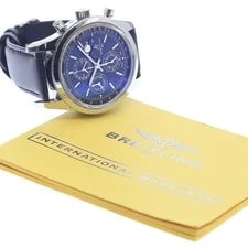 Breitling — Breitling Transocean A19310 Automatic 43mm Papers Black Chronograph — Watch — resale