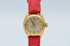 Rolex — Rolex Oyster Perpetual 24mm 18K 750 Gold Automatic 6618 2 — Watch — resale