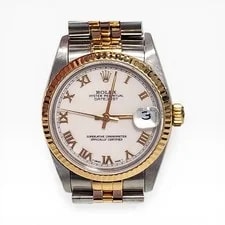 Rolex Datejust 31 Mm Jubilee Steel 18K Yellow Gold 68273 N Series 1991 2