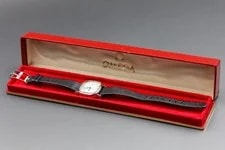 [N W/ Box] Omega de Ville 591.0014 Cal.1350 23mm Push Crown Qz 2