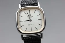 [N W/ Box] Omega de Ville 591.0014 Cal.1350 23mm Push Crown Qz 4