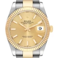 Rolex — Rolex Datejust 41 Steel Yellow Gold Champagne Dial 126333 Box Card — Watch — resale