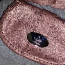 Fendi — Fendi Metallic Sterling Baguette — Handbag — resale
