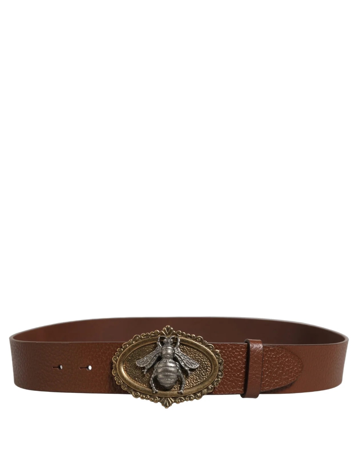 Dolce & Gabbana Bee Accent Metal Buckle Belt 2